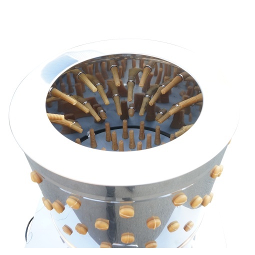 Deplumator pasari inox 1500W, 220V capacitate 4 pasari, 142 degete, 180 r/min IP68 - Img 5
