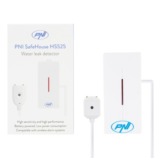 Detector inundatie PNI SafeHouse HS525 wireless pentru sistem de alarma la efractie - Img 6