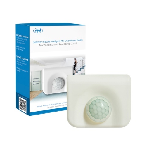 Detector miscare inteligent PNI SmartHome SM410 pentru sistem de alarma wireless SM400 - Img 4