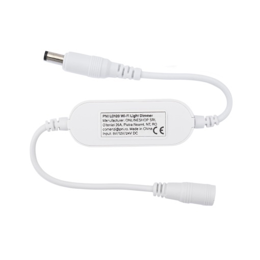 Dimmer inteligent PNI LD120 cu WiFi, control prin aplicatia Tuya Smart, alimentare 5V/12V/24V DC, maxim 72W - Img 2