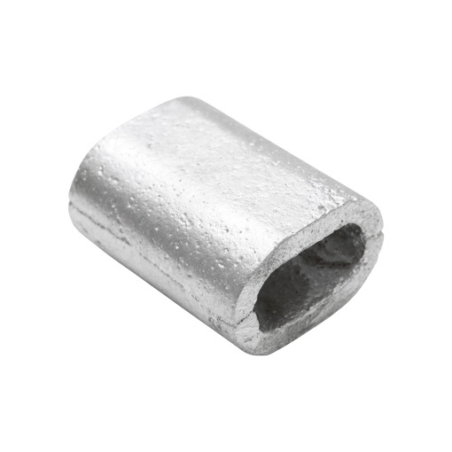 Ferula / bucsa de presare din aluminiu pentru cablu troliu 16 mm - Img 2