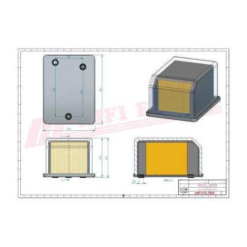 Filtru combustibil SN 203 HIFI FILTER - Img 2