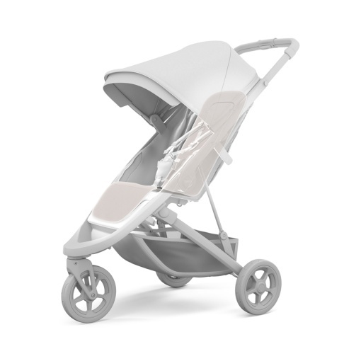 Husa Thule Summer Soft Gray pentru scaun carucior copii - Img 4