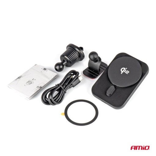 Incarcator auto rapid magnetic wireless Qi2 15W - Img 2