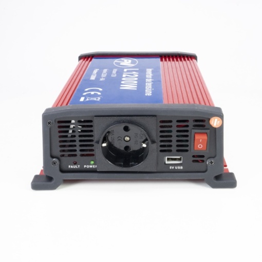 Invertor de tensiune PNI L1200W alimentare 12V iesire 230V - Img 3