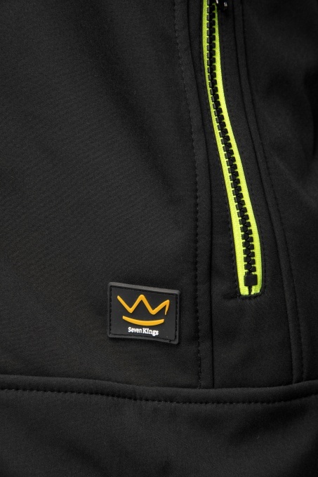 Jacheta Softshell Rival Seven Kings Negru/Galben - Img 10