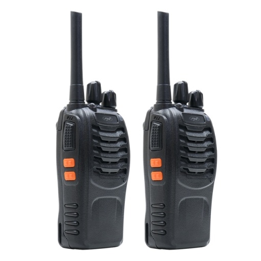 Kit 8 statii radio portabile PNI PMR R40 PRO acumulatori, incarcatoare si casti incluse - Img 3
