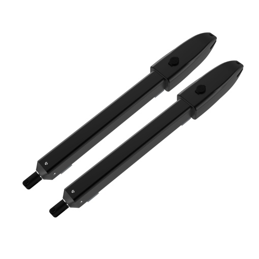 Kit automatizare porti batante PNI MAB600 cu 2 motoare, lampa, fotocelule, telecomenzi si panou de control, lungime poarta 2 x 3m max, greutate porti max. 600 Kg, cu limitator de cursa - Img 6