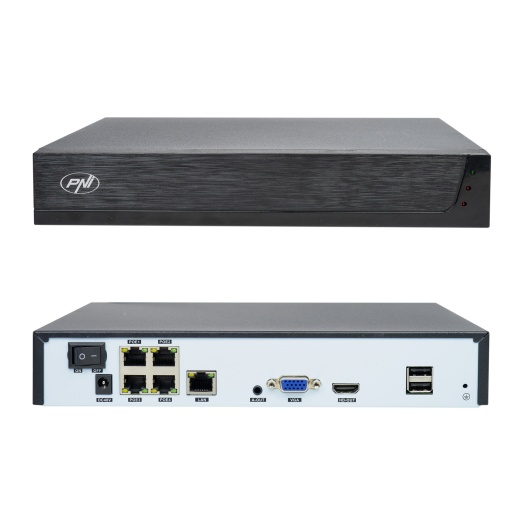 Kit supraveghere video PNI House IPMAX POE 3LR, NVR cu 4 porturi POE cu 4 camere cu IP 3MP, de exterior si HDD PNI SafeHouse 1TB inclus - Img 2