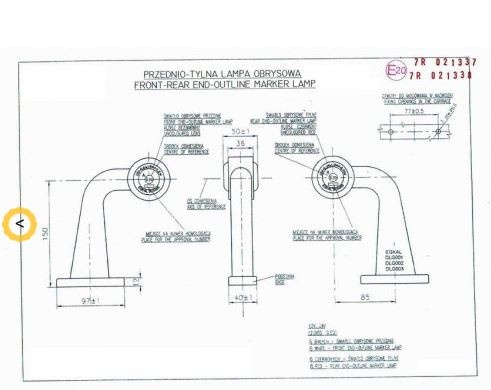 Lampa gabarit LED 12-30V - Img 2