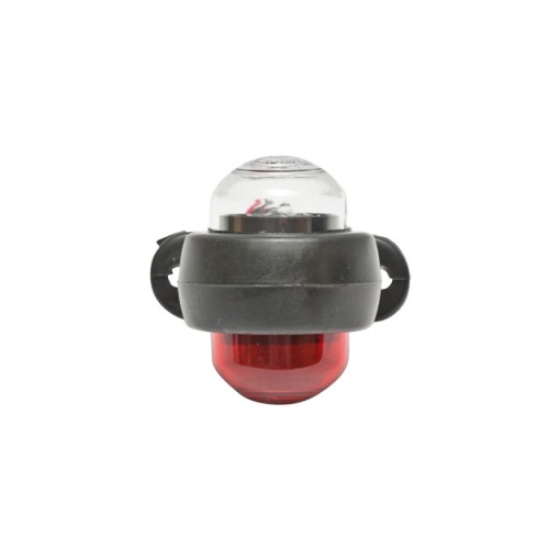 Lampa gabarit led rosu-alb 12-24V - Img 2