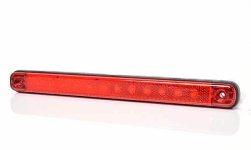 Lampa marcaj rosie LED 12/24V 38cm - Img 3