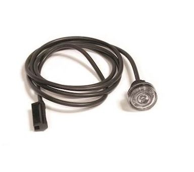 LAMPA POZITIE ALBA, CU LED, MONOPOINT, CU CABLU fi 3.5cm - Img 2