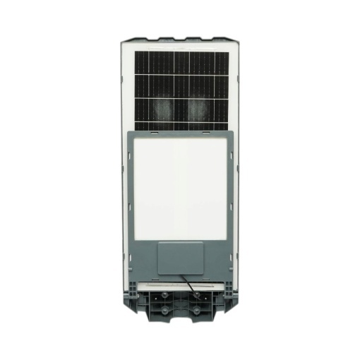 Lampa solara LED iluminat stradal 800W cu panou solar 40W, baterie LiFePO4 30000mAh, senzor miscare, telecomanda, prindere stalp IP65 Breckner Germany - Img 3