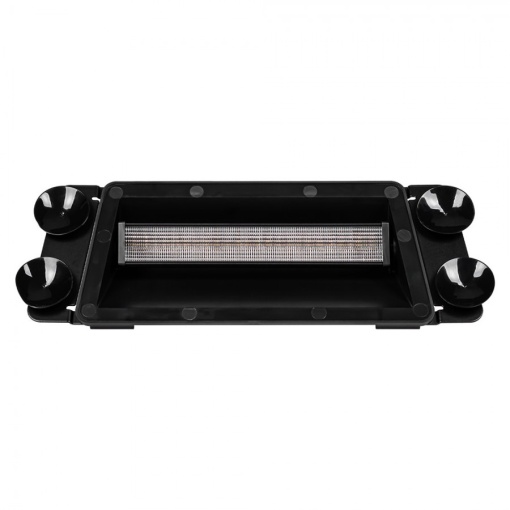 Lampa stroboscopica cu ventuza, pentru parbriz, 24 LED, galbena - Img 2
