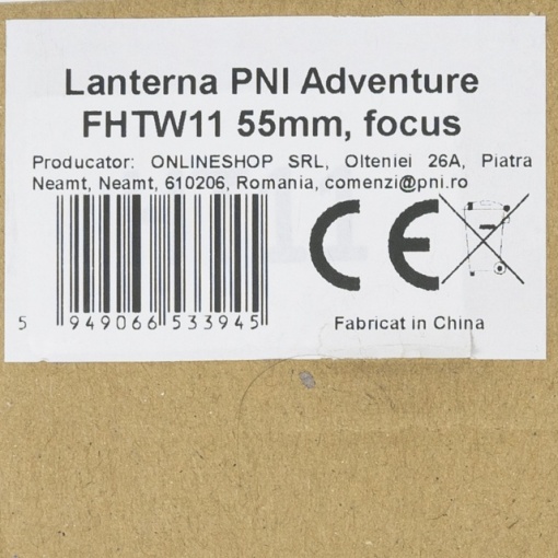 Lanterna PNI Adventure FHTW11, 55m, focus, Li-Ion 3000mAh, 630 lm, pana la 650 m, negru - Img 3