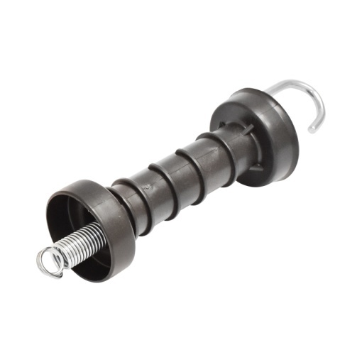 Maner poarta negru cu carlig si arc gard electric Breckner Germany - Img 5