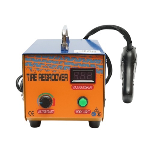 Masina de recanelare anvelope portabila 1000W, 220V cu afisaj digital, reglaj tensiune, 20 lame U si V incluse - Img 2