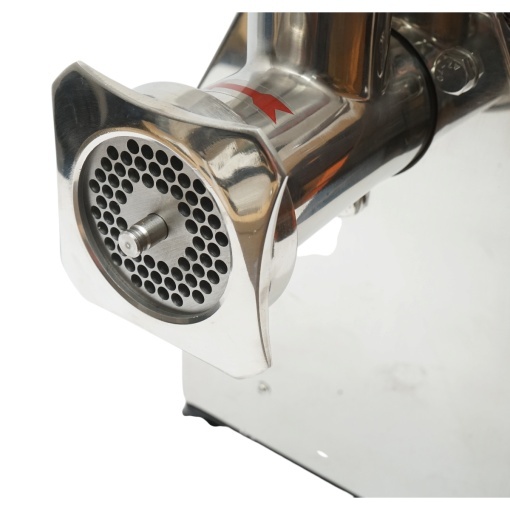 Masina de tocat carne electrica inox 2000W, 220V, capacitate 250 kg/h, adaptor carnati, 1 sita si 1 cutit incluse 410x240x450mm - Img 8