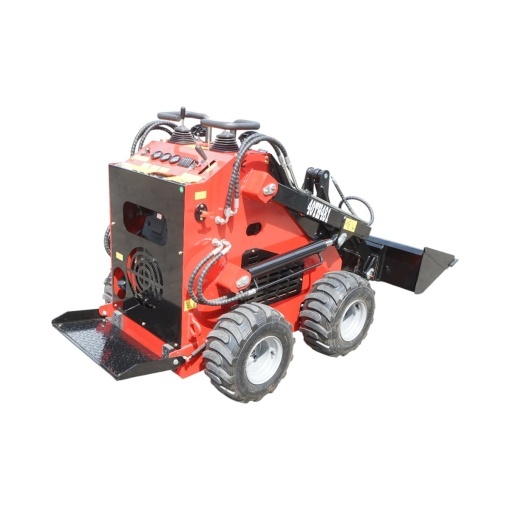 Mini incarcator frontal pe roti, motor benzina 23CP, 739cc, capacitate ridicare 350kg, volum cupa 0.15m3 THOR - Img 6