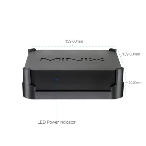Mini PC cu Windows 10 Pro (64-bit) MINIX NEO J50C-4, Intel Pentium Silver, 64GB stocare, 4 GB RAM DDR4 (upgradabil la 16GB), Dual-Band Wi-Fi, Gigabit Ethernet, 4K @ 60Hz, USB-C, Auto Power On, Vesa Mo - Img 5