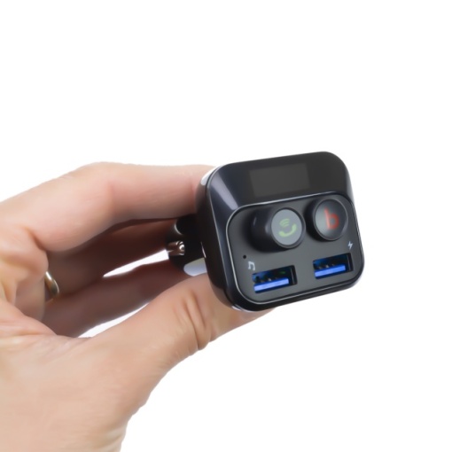 Modulator FM PNI Valentine F250 Bluetooth 5.0, MP3 player, transmitator FM, slot micro SD, port USB dual, incarcare rapida dispozitive mobile, buton super bass - Img 4