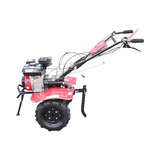 Motocultor 7.5CP cu freza 100cm, plug, rarita, motor benzina 4 timpi 212cc OHV, viteze 2+1, transmisie pinioane, roti 4.00-8 Breckner Germany - Img 4