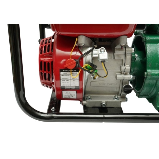 Motopompa apa pe benzina 7.5CP, 4T 212cc, 3 toli, debit 60m3/h, amorsare manuala, adancime aspiratie 8m, inaltime pompare 30m Breckner Germany - Img 9