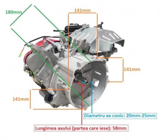 Motor generator (ax conic) 13 CP (fara rezervor) - Img 2