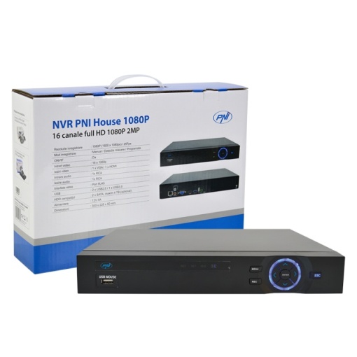 NVR PNI House 1080P - 16 canale FULL HD 1080P 2MP sau 5 canale de 5MP - Img 5