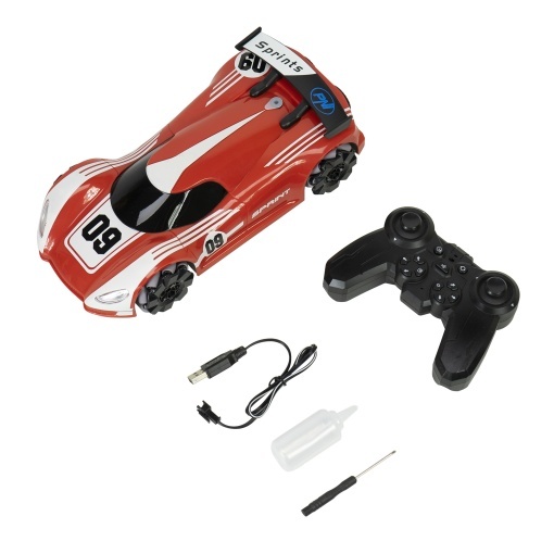 Pachet Jucarie masinuta sport Silvercloud RedOne cu telecomanda cu sticky Pad Drapel inclus - Img 5