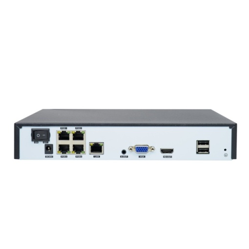 Pachet Kit supraveghere video PNI House IPMAX POE 3LR, NVR cu 4 porturi POE, ONVIF si 4 camere cu IP 3MP, de exterior, Power over Ethernet, detectie chip, detectie miscare, 4 cabluri, alimentator, mou - Img 5