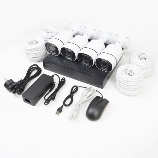 Pachet Kit supraveghere video PNI House IPMAX POE 8, NVR cu 4 camere si HDD PNI SafeHouse 1TB - Img 4