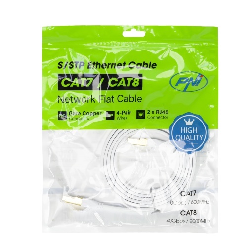 Pachet sistem Mesh Wi-Fi PNI GB1200 Gigabit si 1bc Cablu de retea plat S/STP CAT8 PNI U8015W 1.5m - Img 9