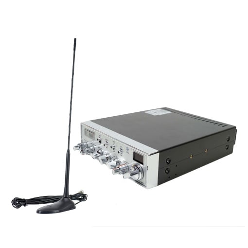 Pachet statie radio CB SUPER STAR-3900, AM/FM/USB/CW/PA, 12V, ASQ cu antena CB PNI Extra 45 cu magnet - Img 9