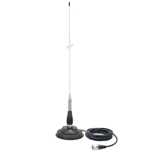 Pachet statie radio CB TTi TCB-550 EVO, VOX, Scan, ecran multicolor, 12-24V si antena PNI ML100 cu magnet, 100 cm, 26-30MHz, 250W - Img 5