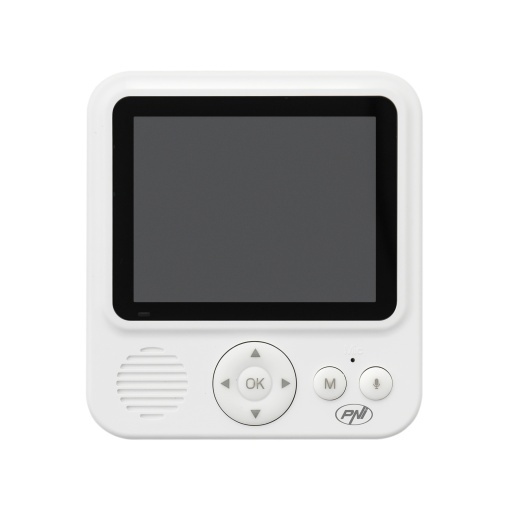 Pachet Video Baby Monitor PNI BM280 ecran 2.8 inch wireless 2.4 GHz cu sticky Pad Drapel inclus - Img 3