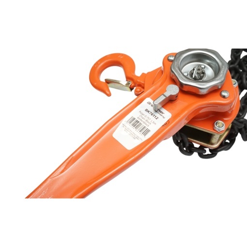 Palan manual cu levier 1500kg, lant 1.5m, carlig cu siguranta 2T Breckner Germany - Img 5