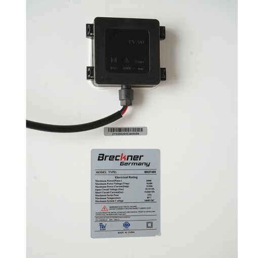 Panou solar 240W portabil fotovoltaic monocristalin tip valiza cu regulator tensiune 12/24V 20Ah 2 USB-uri Breckner Germany - Img 7