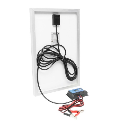 Panou solar 30W 535x350x25mm cu regulator de incarcare 12/24V - Img 4