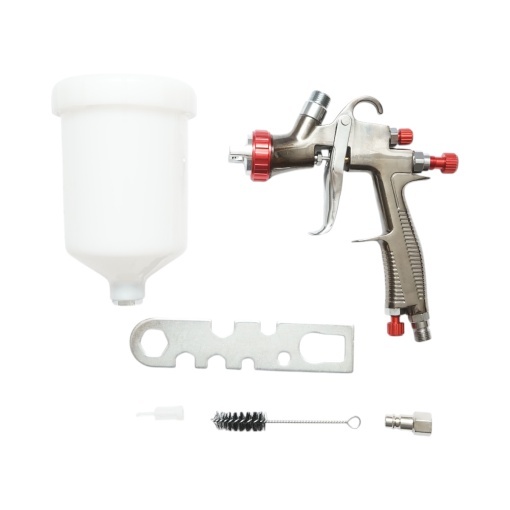 Pistol de vopsit cu aer comprimat profesional 600ml, duza 1.3mm, debit 180ml/min, presiune max. 3 bar - Img 2