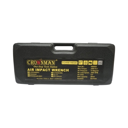 Pistol pneumatic de impact reversibil 1 inch, 2400Nm, 3900rpm, presiune maxima 8 bar Crownman - Img 8