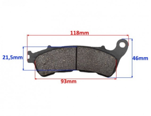 Placute frana moto Honda SH125 (2010-2015) - Img 2
