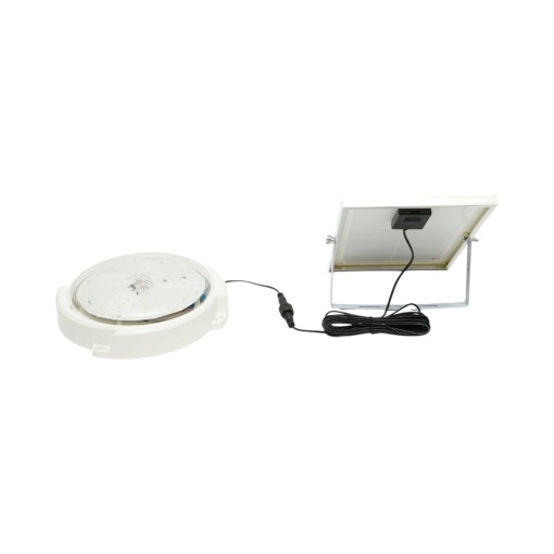 Plafoniera solara LED 150W, 6500K cu panou solar 6W, baterie LiFePO4 3600mAh, senzor miscare si telecomanda IP65 Breckner Germany - Img 5