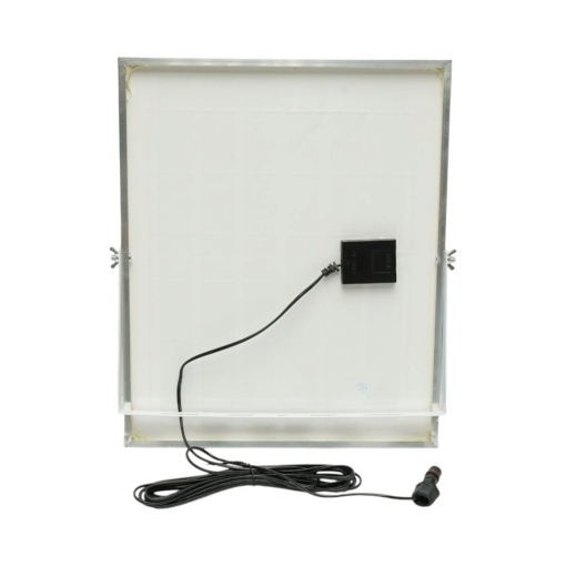 Plafoniera solara LED 200W, 6500K cu panou solar 12W, baterie LiFePO4 5400mAh, senzor miscare si telecomanda IP65 Breckner Germany - Img 12