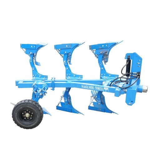Plug agricol cu 3 (2+1) trupite reversibil hidraulic, cormane crestate Konig Traktoren - Img 2