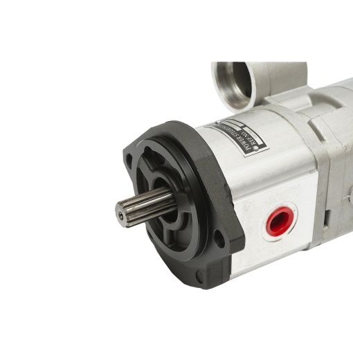 Pompa hidraulica dubla, debit 18+14cm3, sens rotatie spre dreapta pentru Massey Ferguson OEM 3800195M91 - Img 6