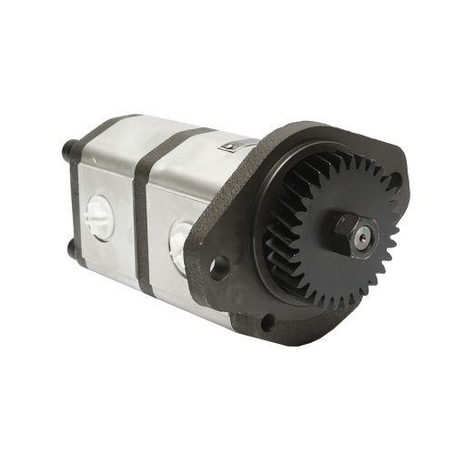 Pompa hidraulica dubla debit 28+12cm3, pinion 93.05mm, Z=31 pentru John Deere OEM RE72058, RE73947 - Img 5