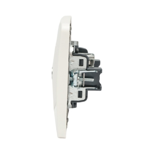 Priza TV alba incastrata PC 80x80mm - Img 5