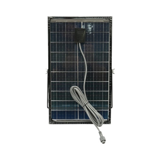 Proiector LED 300W, 6500K cu panou solar bifacial 30W, baterie LiFePO4 15000mAh si telecomanda IP66 Breckner Germany - Img 11